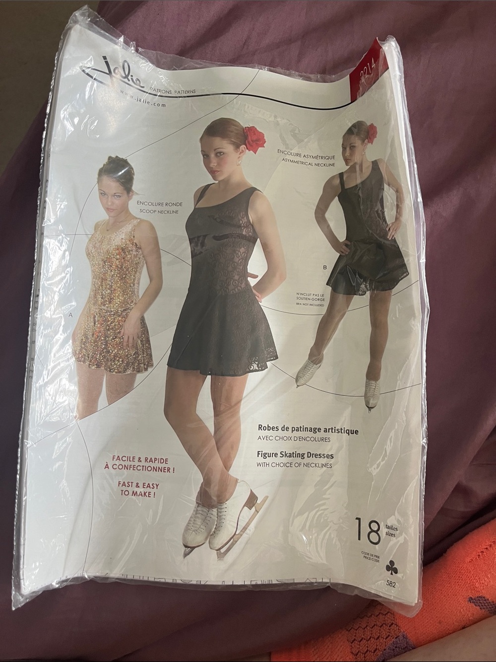 Jalie Figure Skating Dress Pattern #2214